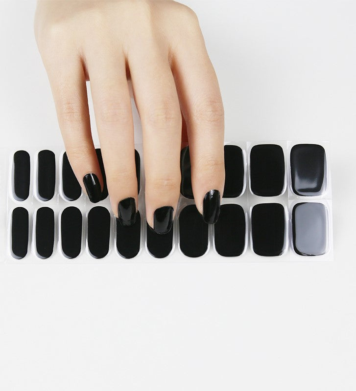 Black - Chicki Babes & Co Semi Cured Gel Nail Stickers