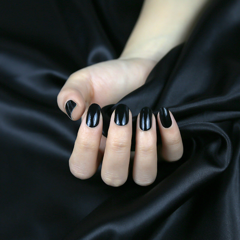 Black - Chicki Babes & Co Semi Cured Gel Nail Stickers