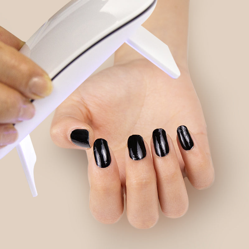 Black - Chicki Babes & Co Semi Cured Gel Nail Stickers