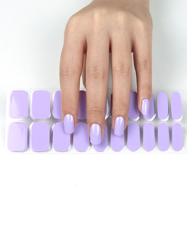 Lavender Fields - Semi Cured Gel Nails Chicki Babes & Co