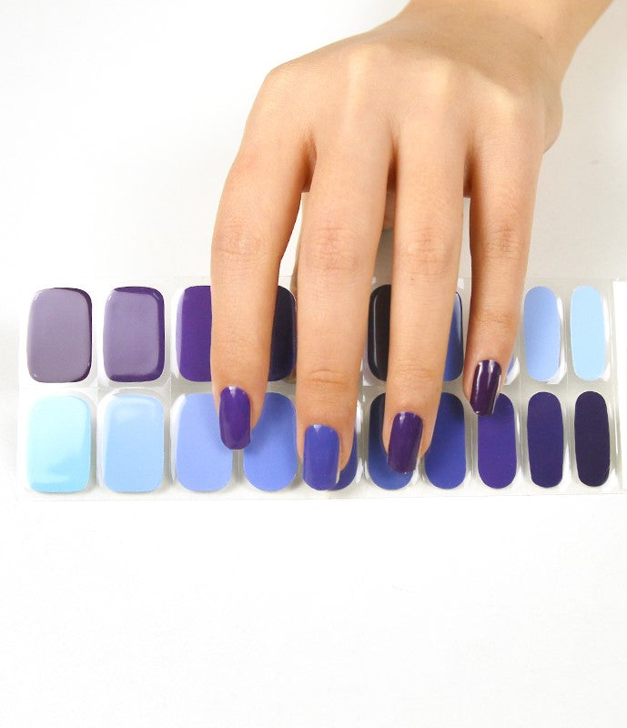 Ocean Blue - Semi Cured Gel Nails