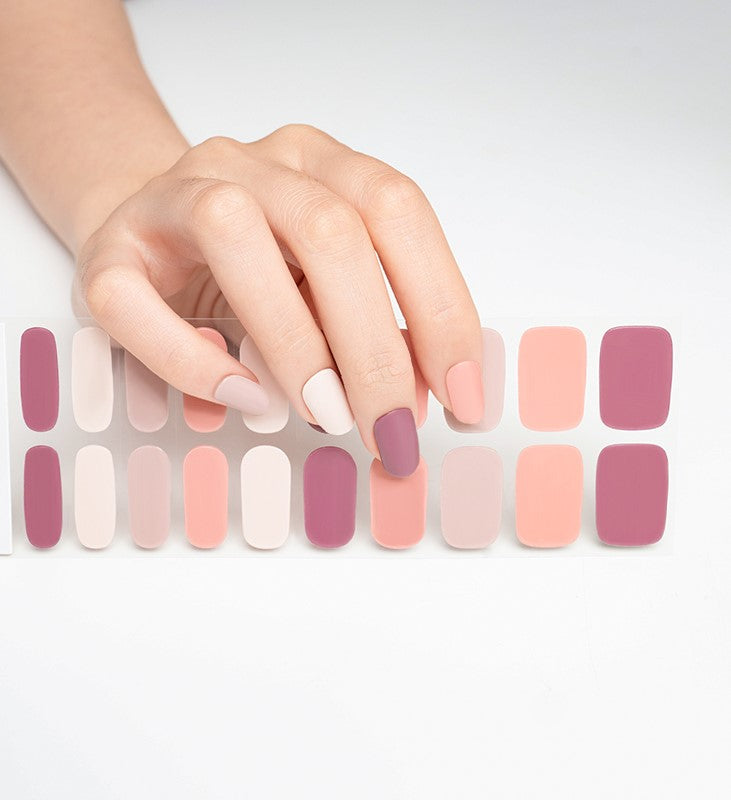 Neutral Harmony - Semi Cured Gel Nail Stickers