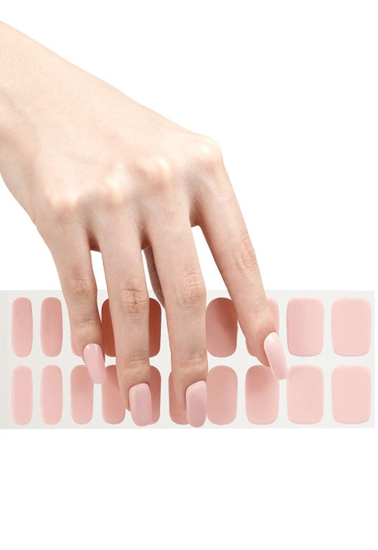 200059 - Peach Glow - Semi Cured Gel Nail Stickers