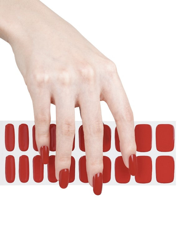 200061 - Cherry Crush - Semi Cured Gel Nail Stickers