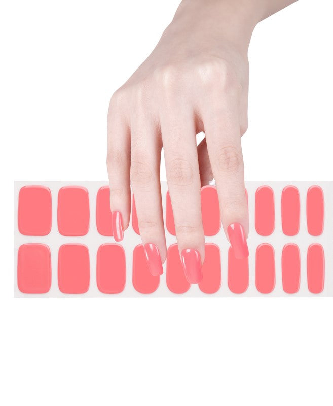 200062 - Petal Pink - Semi Cured Gel Nail Stickers