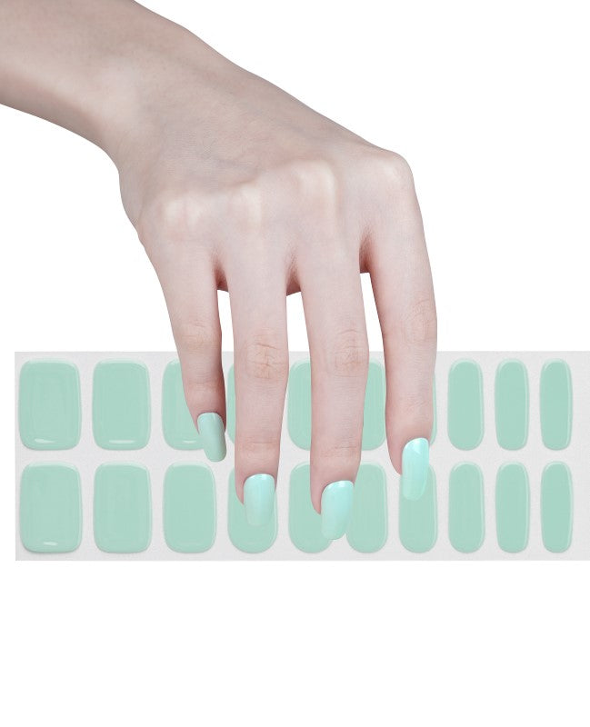 200064 - Pistachio Dream - Semi Cured Gel Nail Stickers