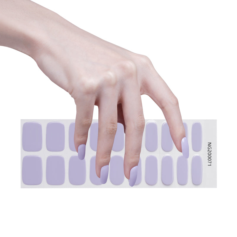 Purple Wisteria - Semi Cured Gel Nails - Chicki Babes & Co.