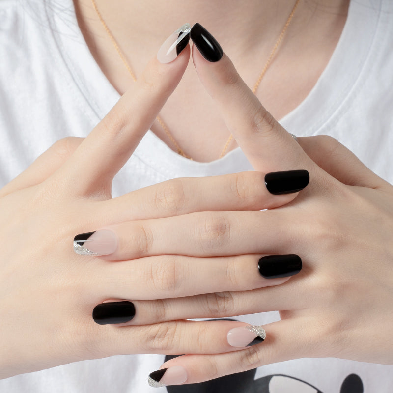 200073 - Midnight Glamour - Semi Cured Gel Nail Stickers