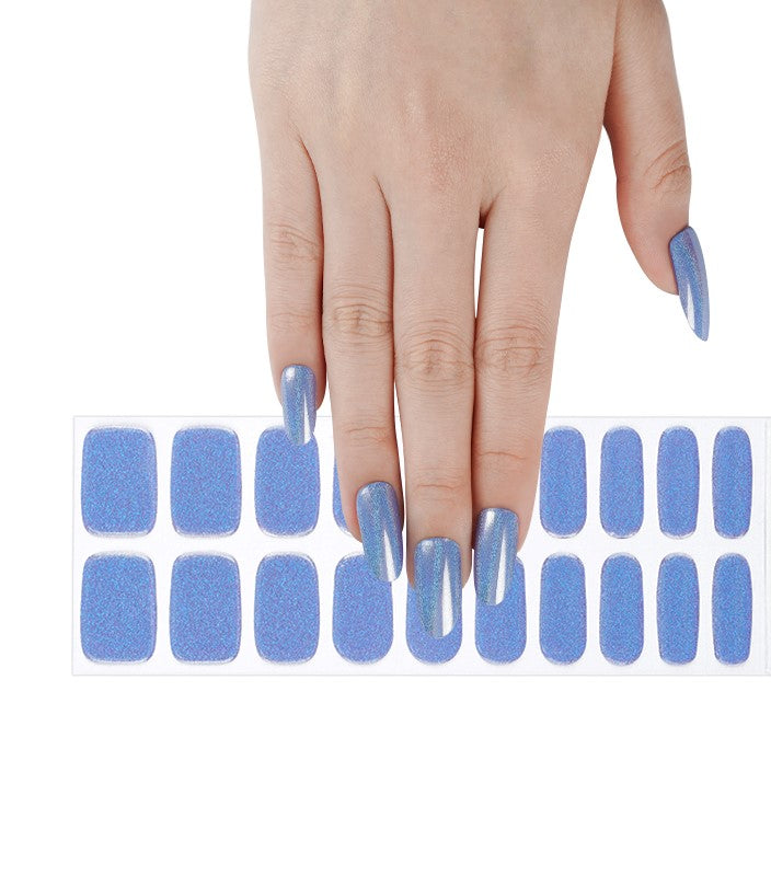 200126 - Wisteria Glimmer - Semi Cured Gel Nail Stickers