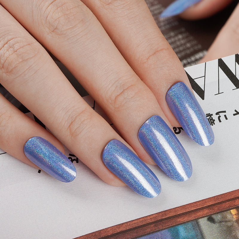200126 - Wisteria Glimmer - Semi Cured Gel Nail Stickers