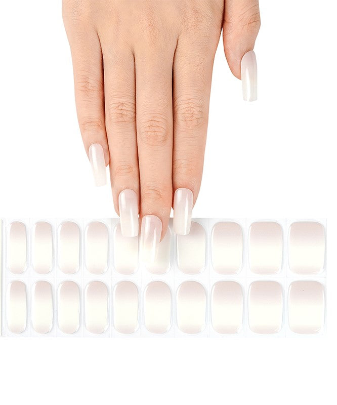 Latte Drift - Semi Cured Gel Nail Stickers