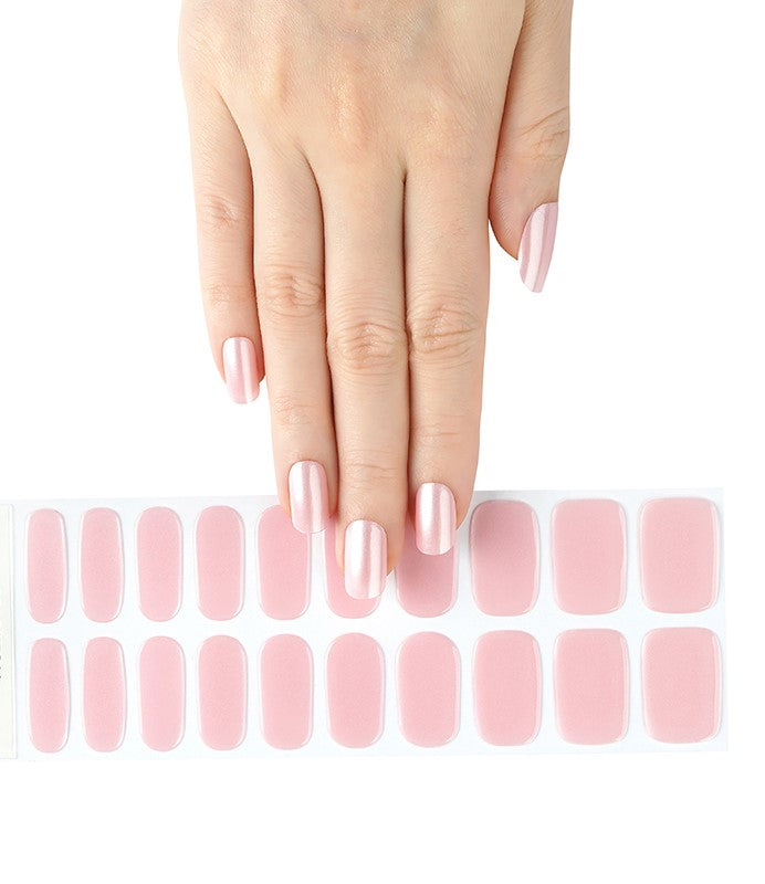 Rose Shimmer - Semi Cured Gel Nails