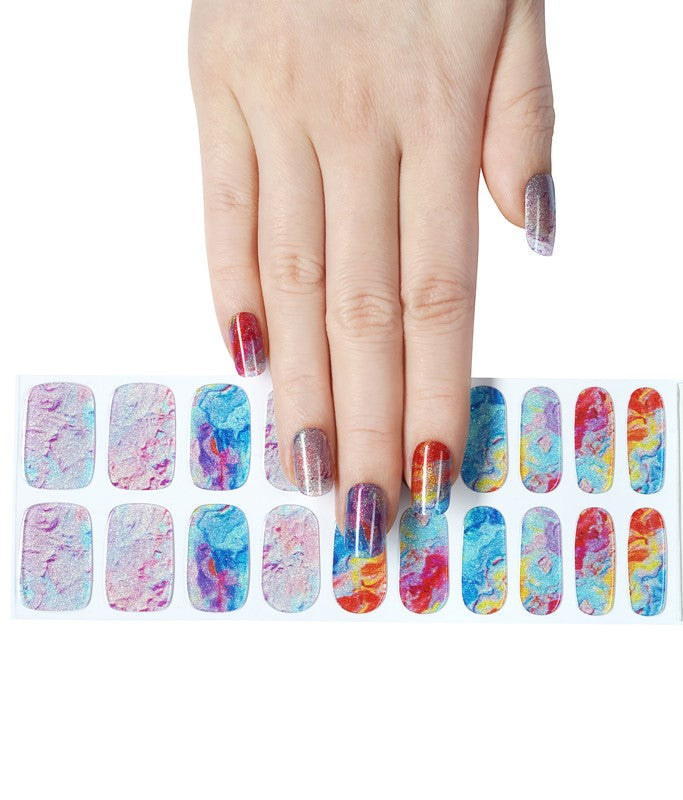 Mystic Glitter - Semi Cured Gel Nails