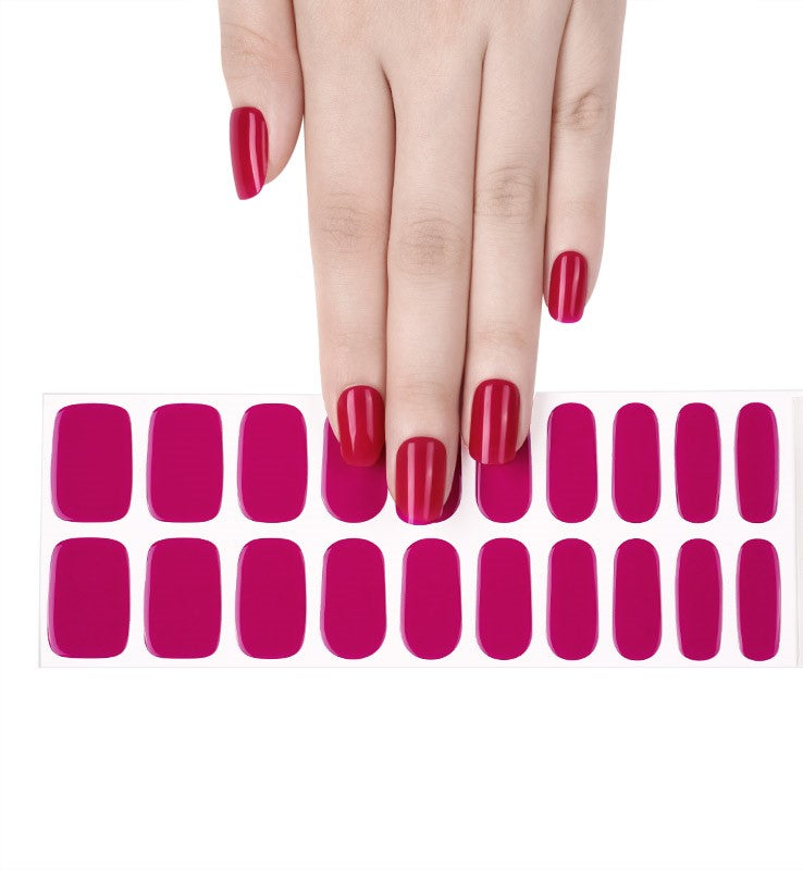 200237 - Berry Glaze - Semi Cured Gel Nail Stickers