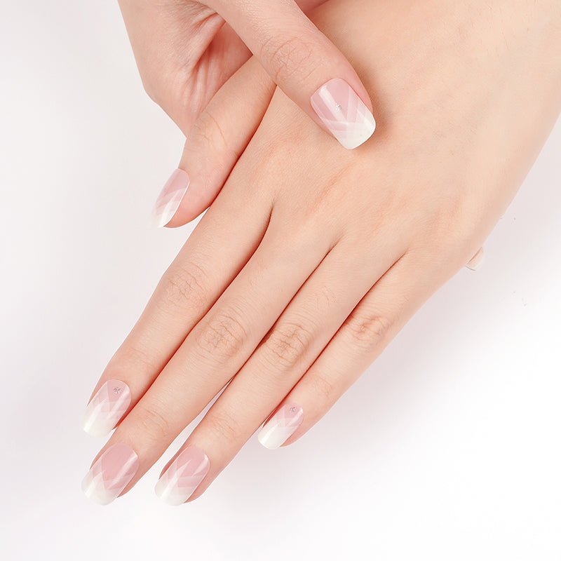 200252 - Diamond Chic Nude - Semi Cured Gel Nail Stickers