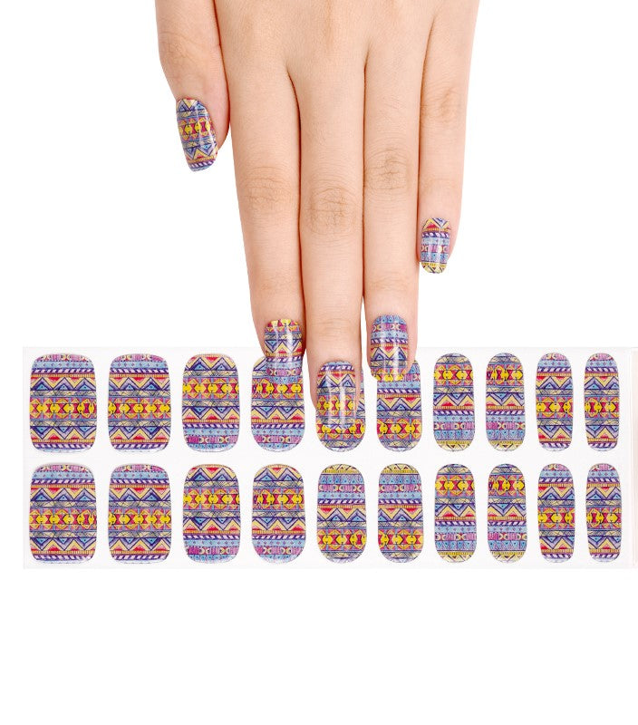 Aztec Dream - Semi Cured Gel Nails