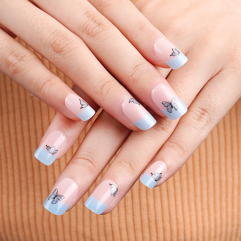 200287 - Butterfly Dreams - Semi Cured Gel Nail Stickers