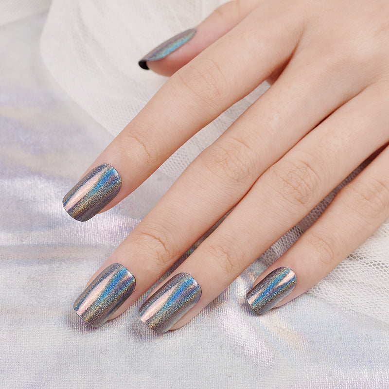 200323 - Golden Majesty Sparkle - Semi Cured Gel Nail Stickers