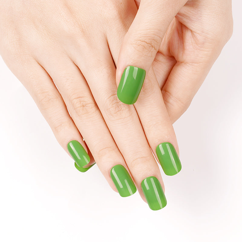 200340 - Crisp Green Apple - Semi Cured Gel Nail Stickers