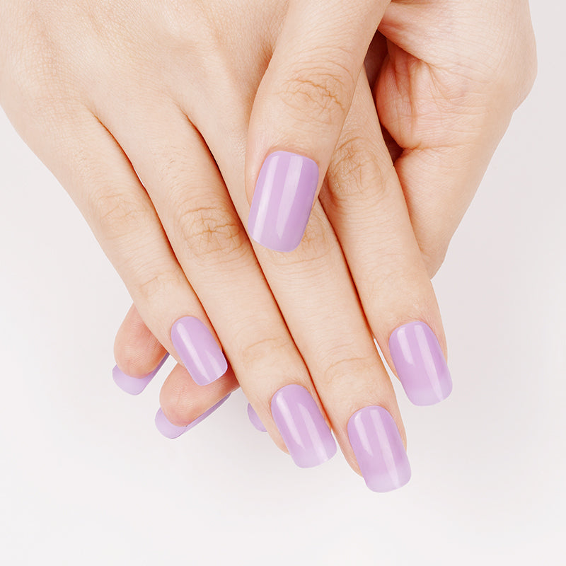 200343 - Lilac Glaze - Semi Cured Gel Nail Stickers