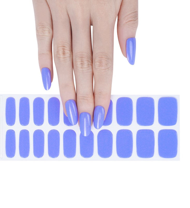 200085 - Iris Blue Dream - Semi Cured Gel Nail Stickers