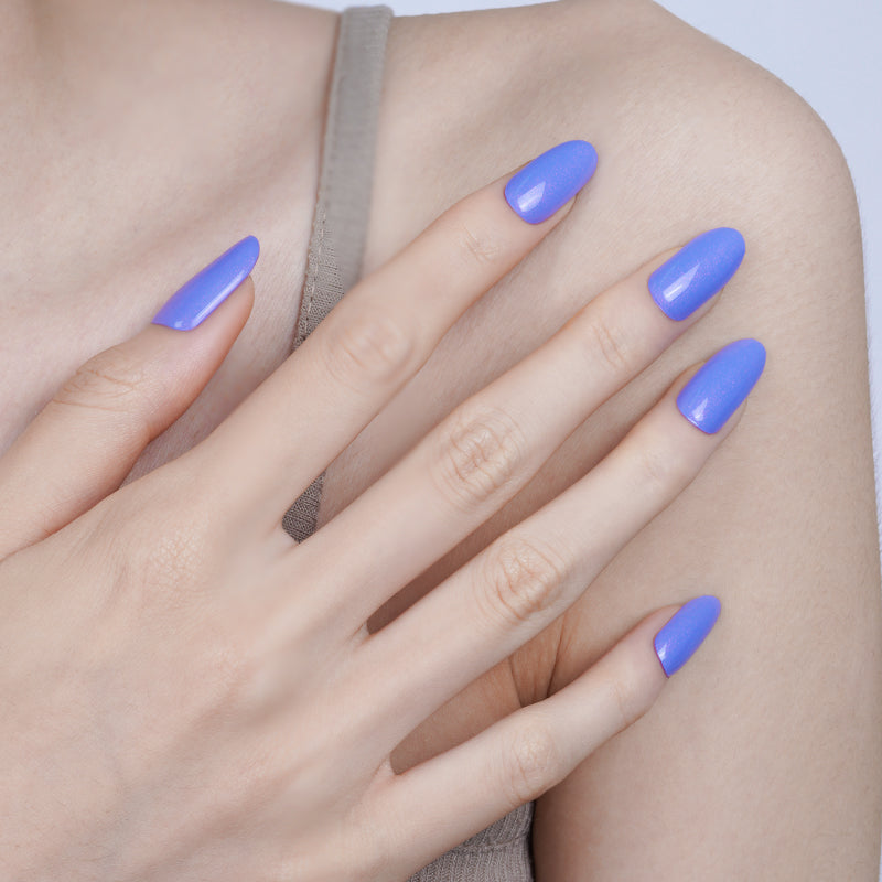 200085 - Iris Blue Dream - Semi Cured Gel Nail Stickers