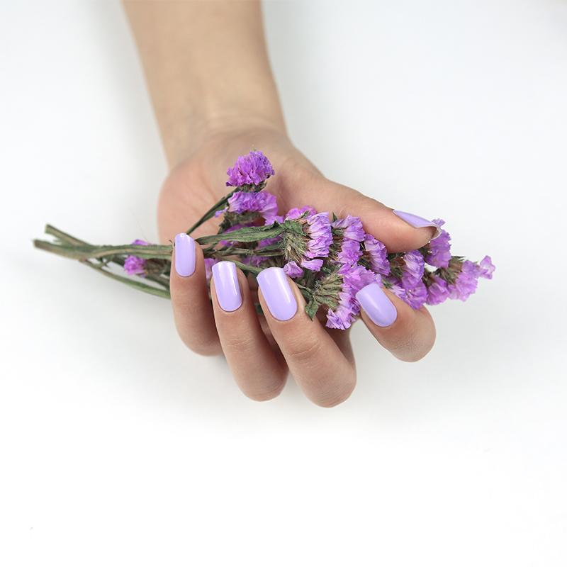 Lavender Fields - Semi Cured Gel Nails Chicki Babes & Co