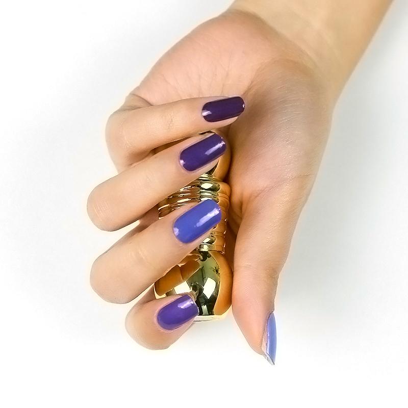 Ocean Blue Semi Cured Gel Nails