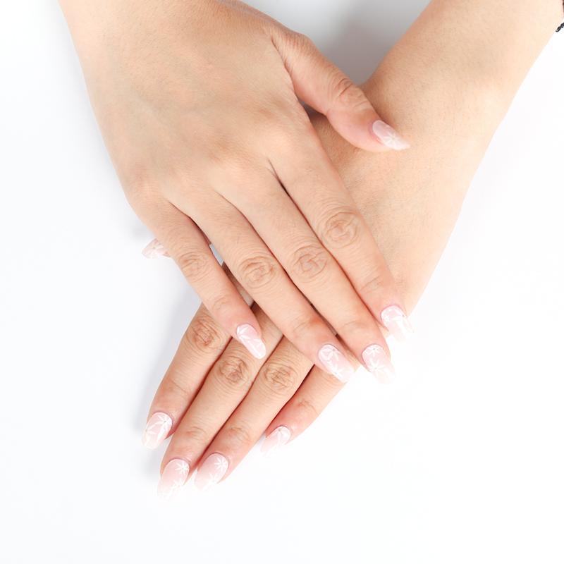 Daisy Bloom Semi Cured Gel nail Stickers
