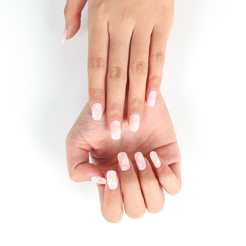 Daisy Bloom - Semi Cured Gel nail Stickers