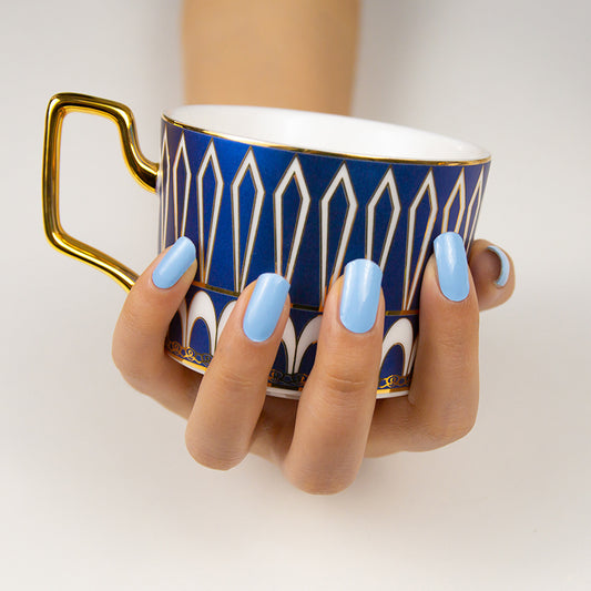Sky Blue - Semi Cured Gel Nail Stickers