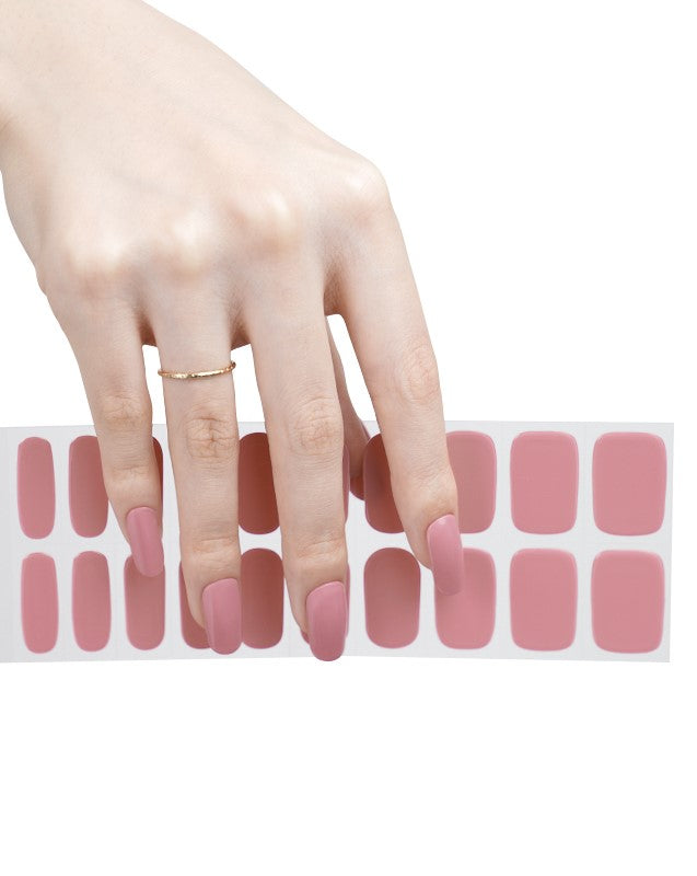 200060 - Rosy - Semi Cured Gel Nail Stickers
