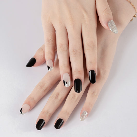 200073 - Midnight Glamour - Semi Cured Gel Nail Stickers