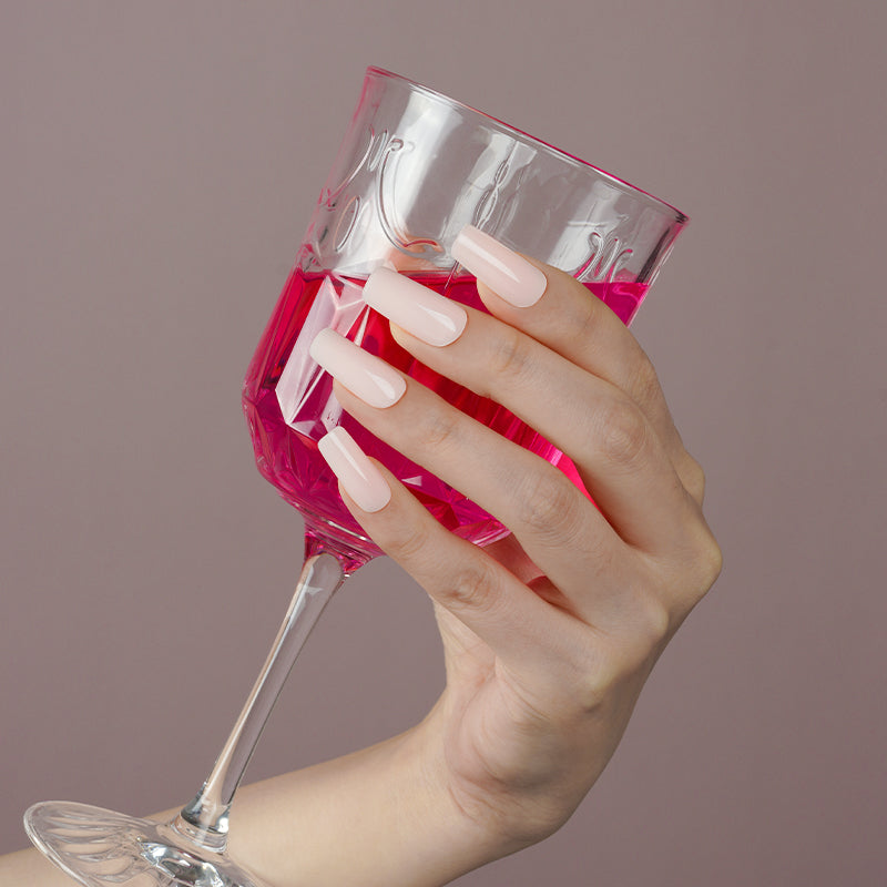 Blossom Pink Whisper - Semi Cured Gel Nails - Chicki Babes & Co