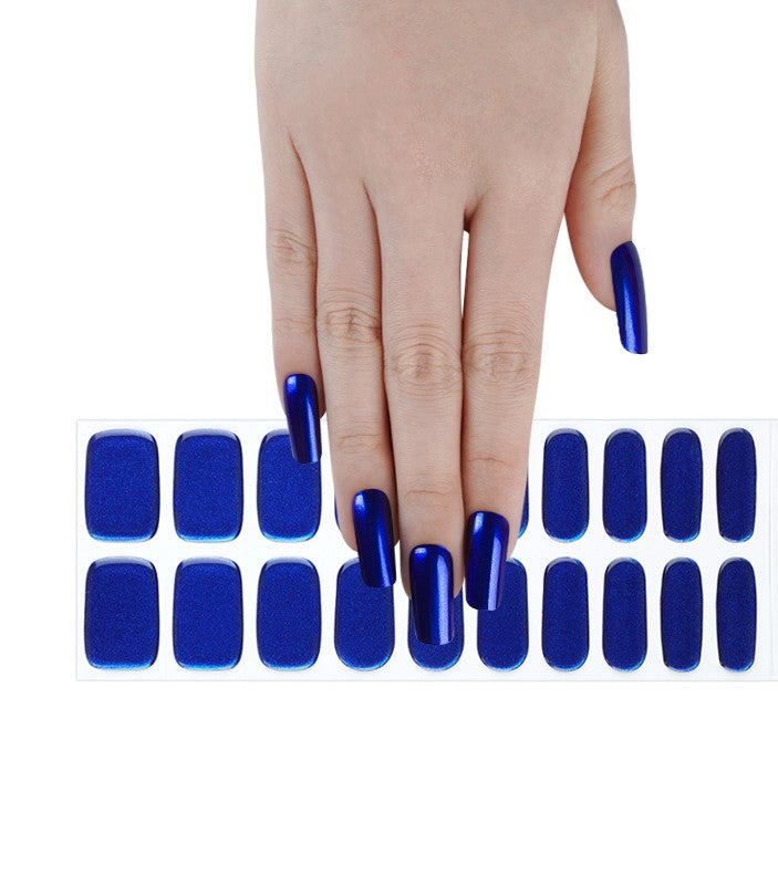 200140 - Midnight Disco Glimmer - Semi Cured Gel Nail Stickers