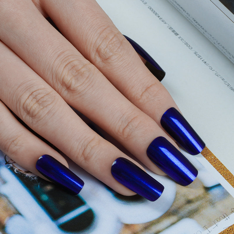 200140 - Midnight Disco Glimmer - Semi Cured Gel Nail Stickers
