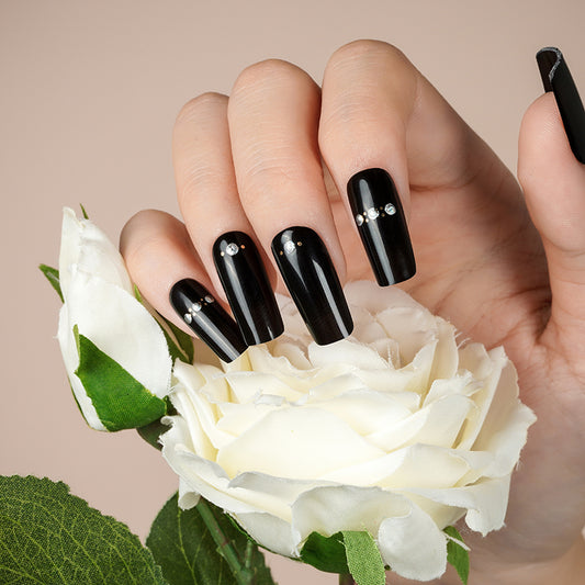 200147 - Black Diamond - Semi Cured Gel Nail Stickers