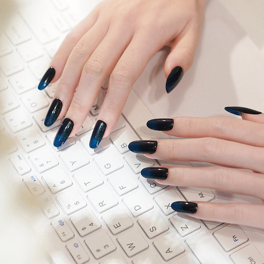 200165 - Sapphire Gloss - Semi Cured Gel Nail Stickers