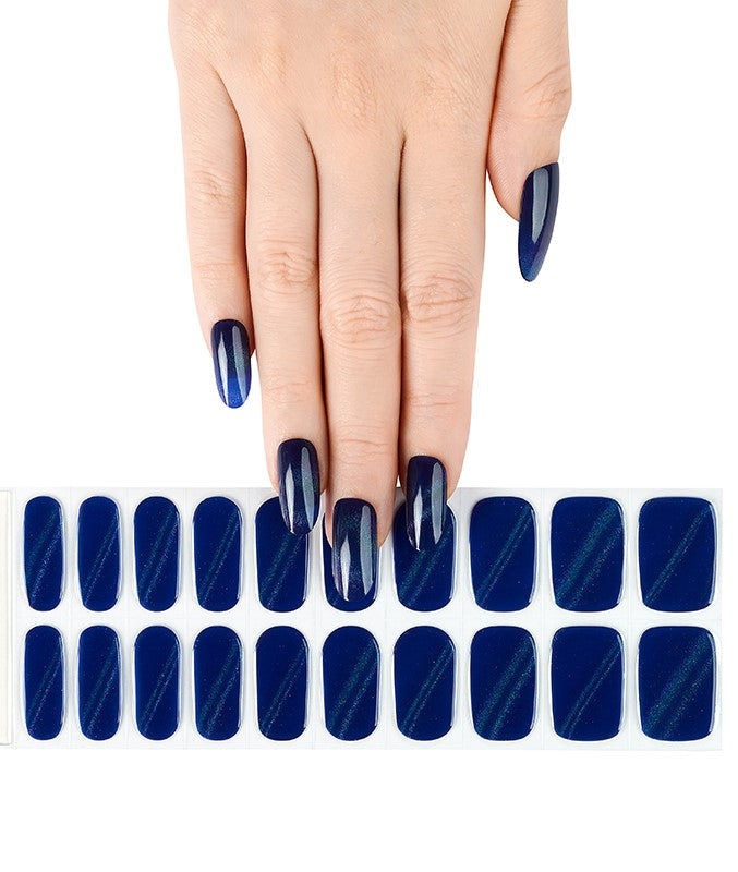 Midnight Glaze Shimmer - Semi Cured Gel Nails