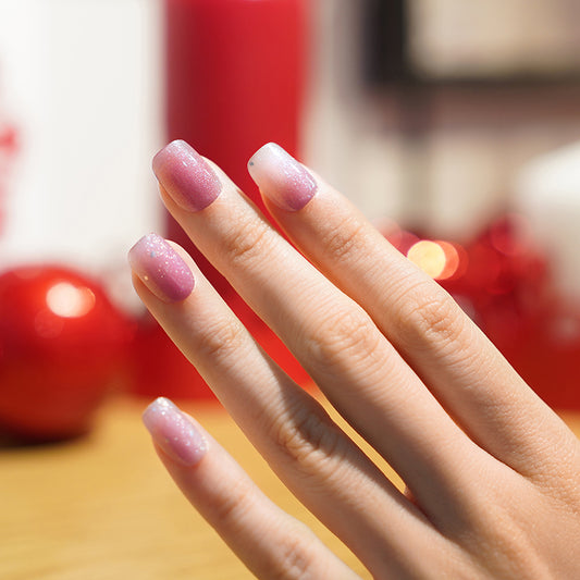 200176 - Purple Star Gaze - Semi Cured Gel Nail Stickers