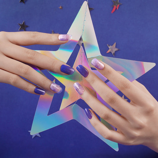 200221 - Starry Night - Semi Cured Gel Nail Stickers