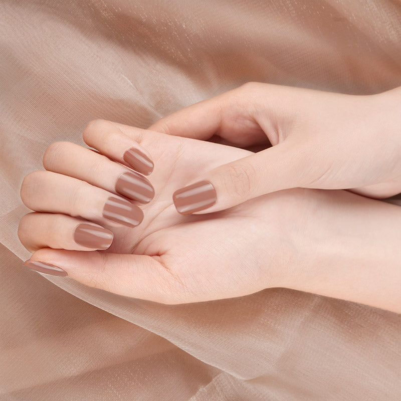 200235 - Mocha Dream - Semi Cured Gel Nail Stickers