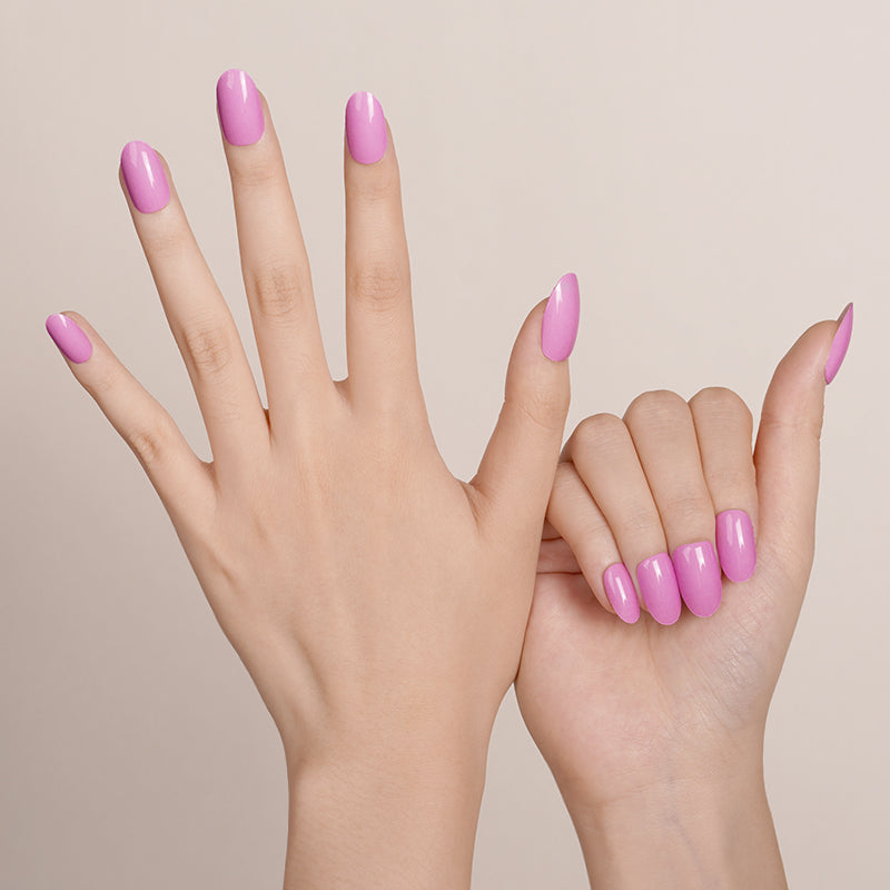 200246 - Lilac Glow - Semi Cured Gel Nail Stickers