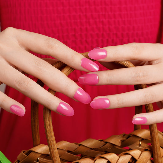200247 - Berry Blush Glaze - Semi Cured Gel Nail Stickers