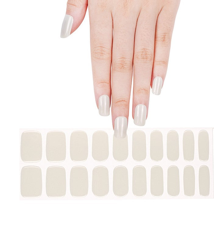 200249 - Snow Drift - Semi Cured Gel Nail Stickers