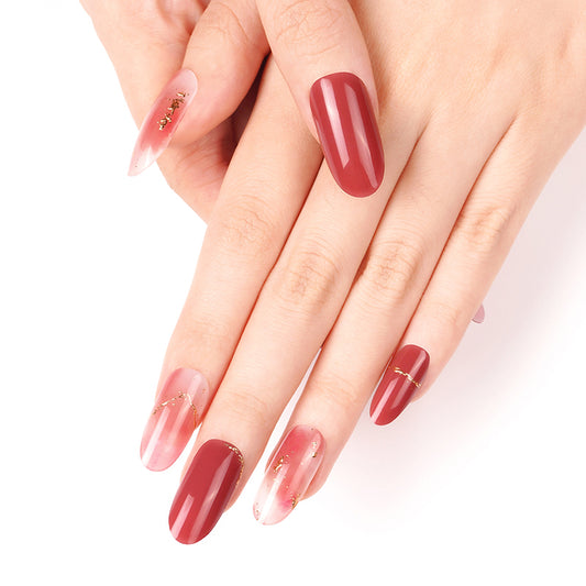 200270 - Wine Elegance - Semi Cured Gel Nail Stickers