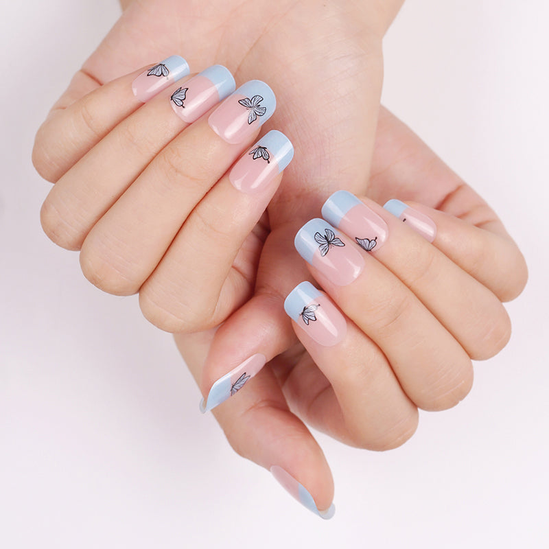 200287 - Butterfly Dreams - Semi Cured Gel Nail Stickers