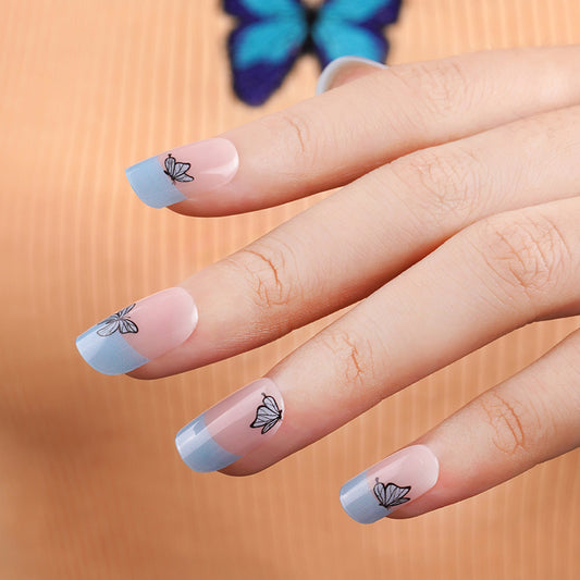 200287 - Butterfly Dreams - Semi Cured Gel Nail Stickers