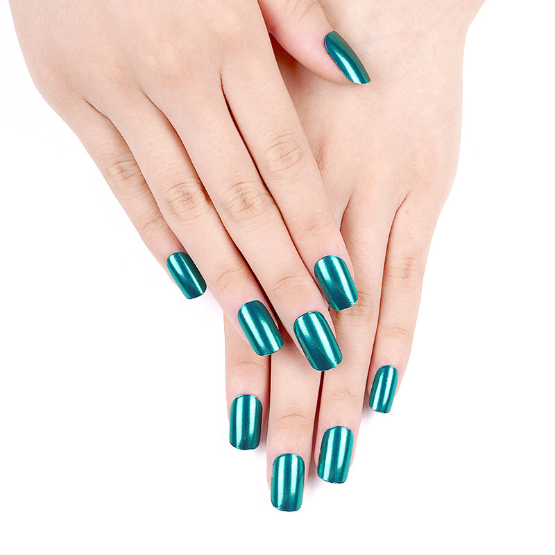 200290 - Azure Gleam - Semi Cured Gel Nail Stickers