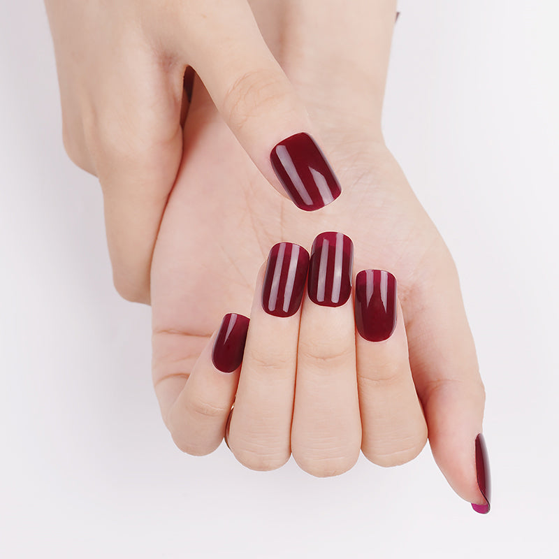 200310 - Gleaming Chestnut - Semi Cured Gel Nail Stickers